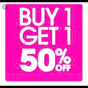 Buy 1 get 1 half off